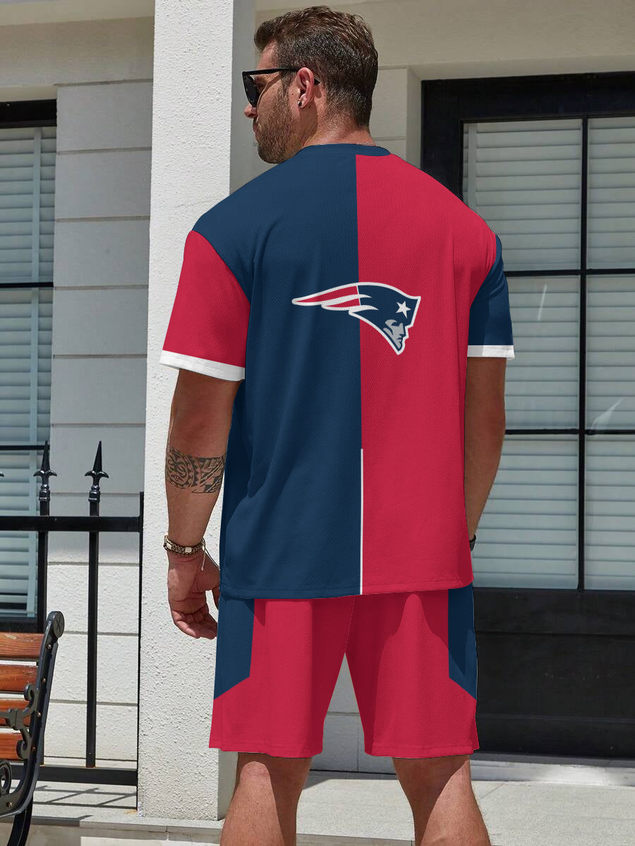 New England Patriots  Limited Edition Top And Shorts Two-Piece Suits