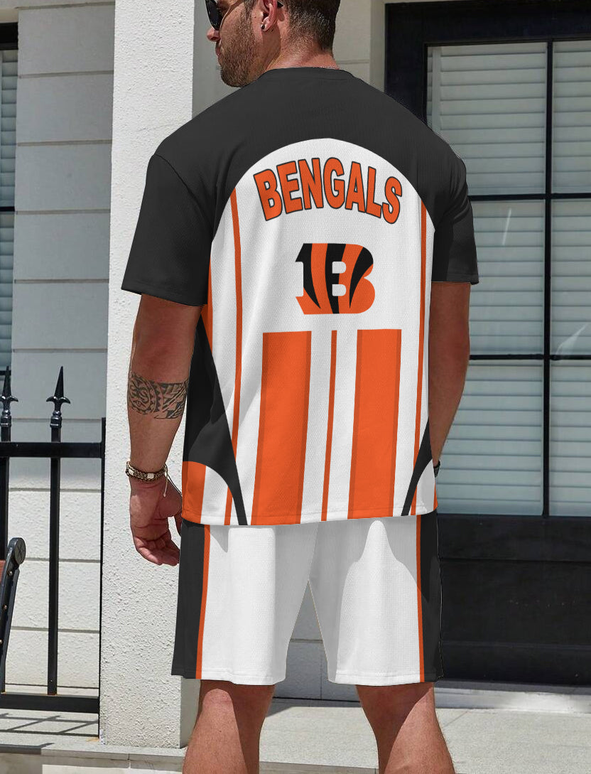 Cincinnati Bengals  Limited Edition Top And Shorts Two-Piece Suits