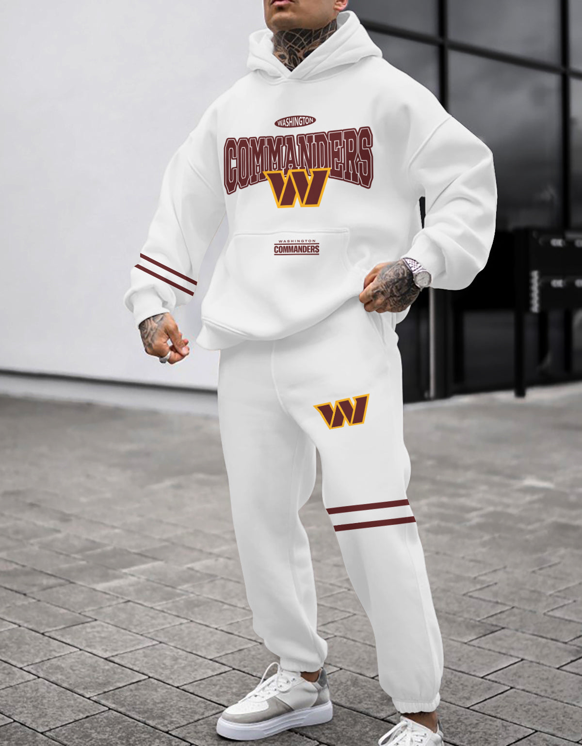 Washington Commanders 3D Printed Pullover Hoodie And Sweatpant 2pcs Tracksuits