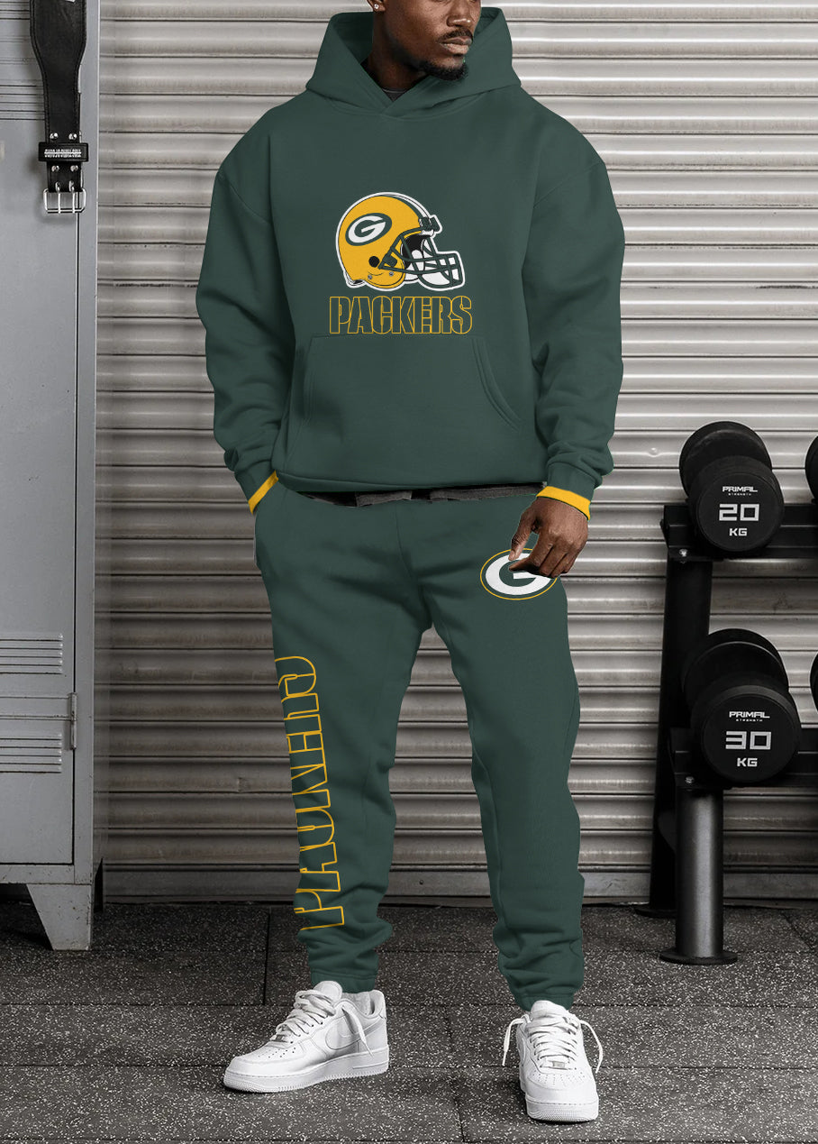 Green Bay Packers 3D Printed Pullover Hoodie And Sweatpant 2pcs Tracksuits