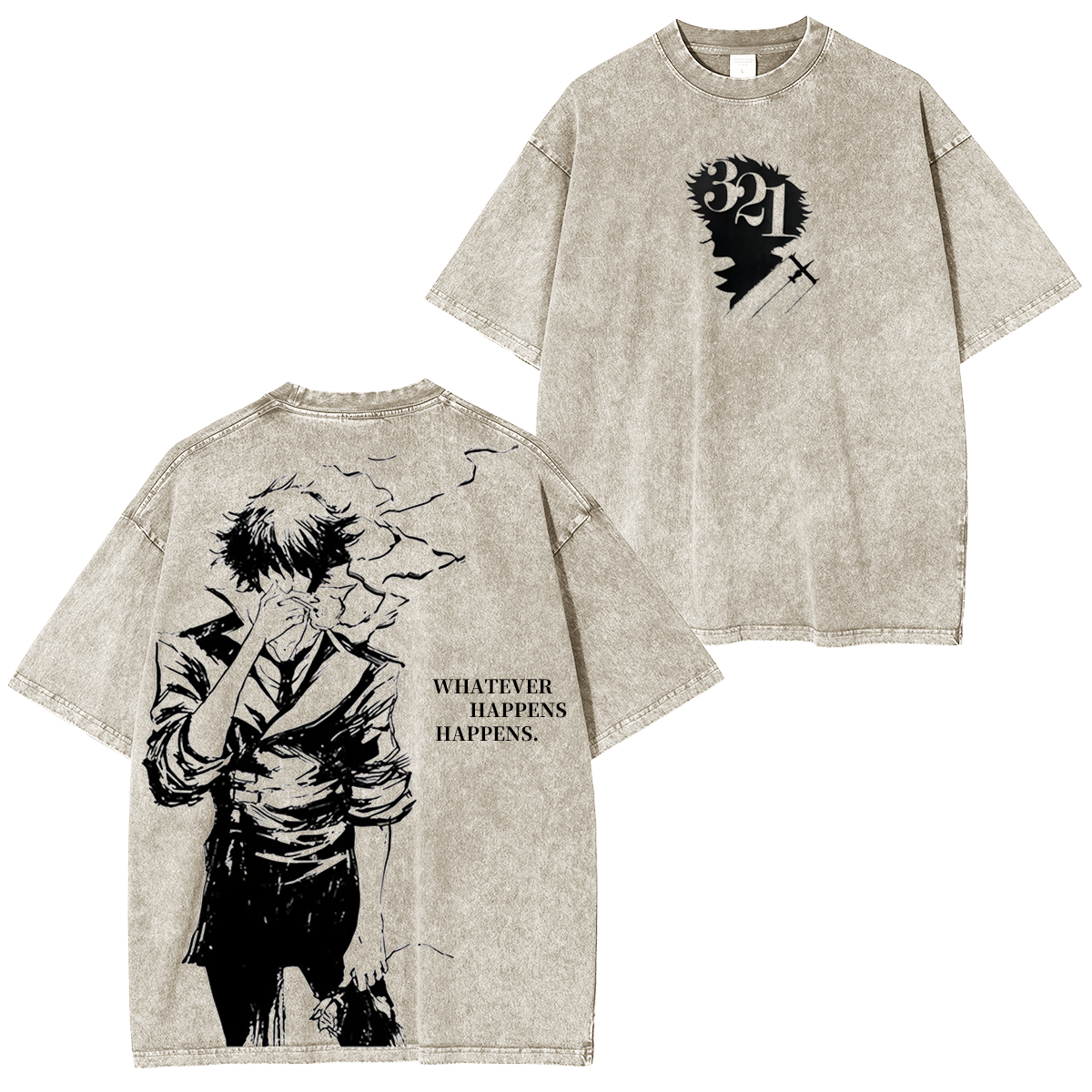 Cowboy Bebop Spike Spiegel Vintage Washed Unisex T-Shirt
