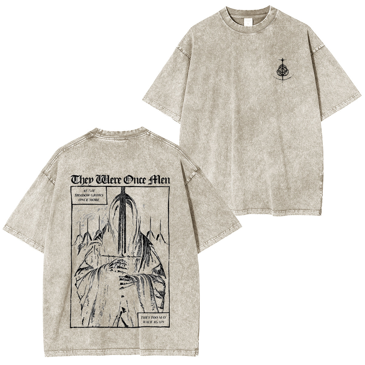 They Were Once Men Vintage Washed Unisex T-Shirt