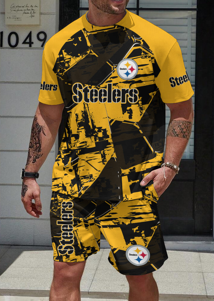 Pittsburgh Steelers Limited Edition Top And Shorts Two-Piece Suits