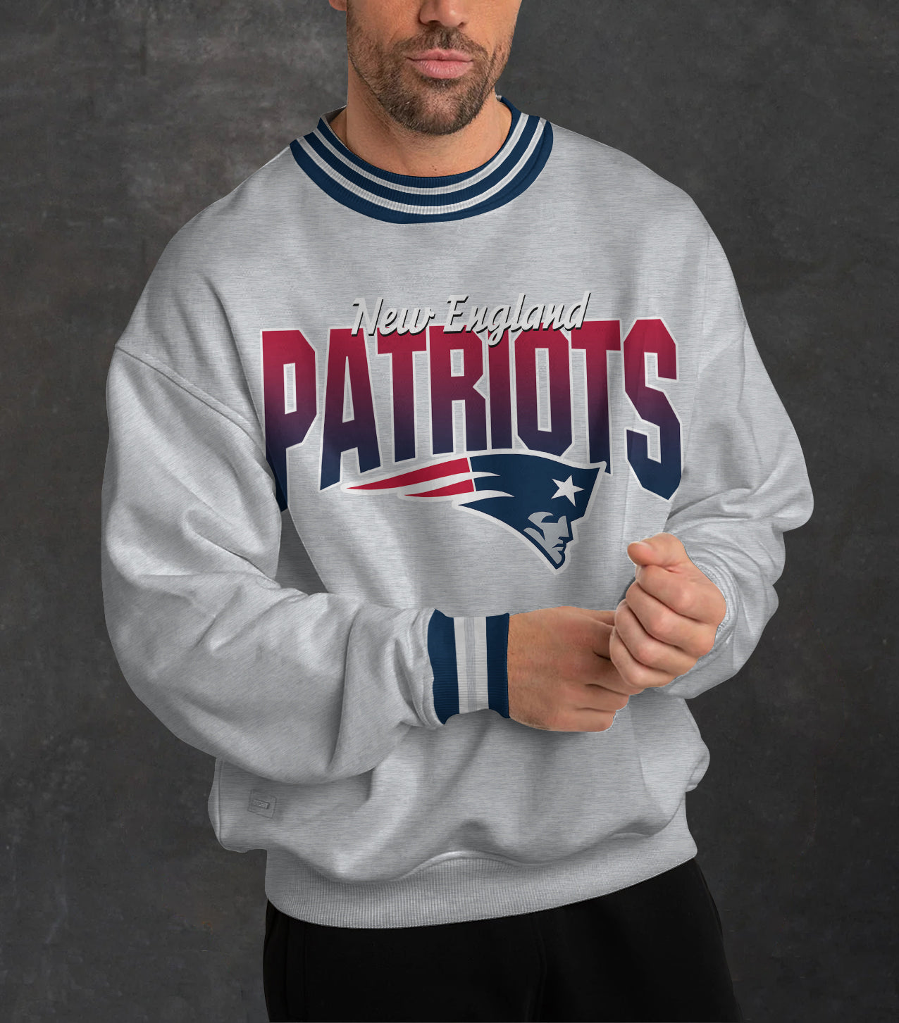 New England Patriots 3D Limited Edition Crew Neck sweatshirt