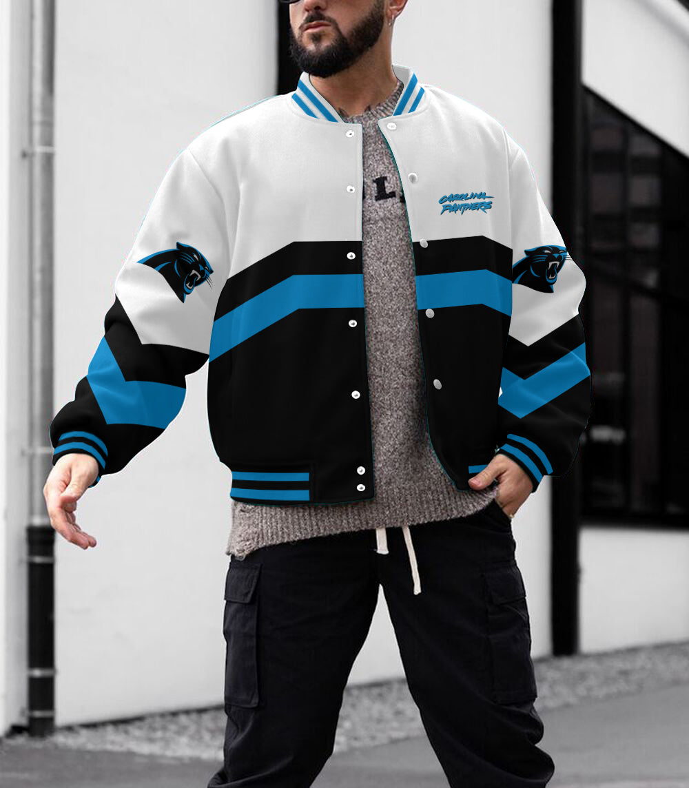 Carolina Panthers Men's Limited Edition Full-Snap Casual Jacket
