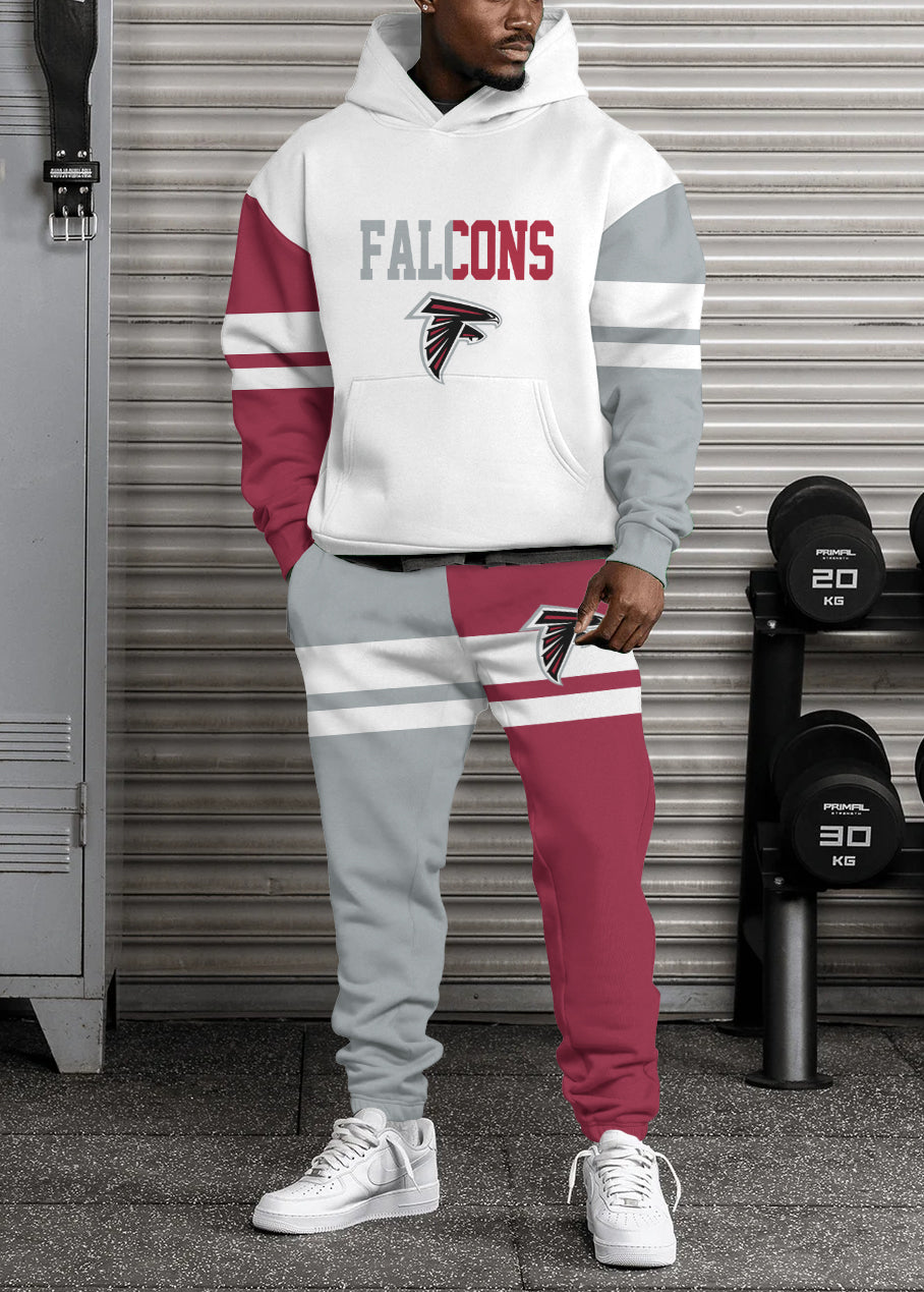 Atlanta Falcons 3D Printed Pullover Hoodie And Sweatpant 2pcs Tracksuits