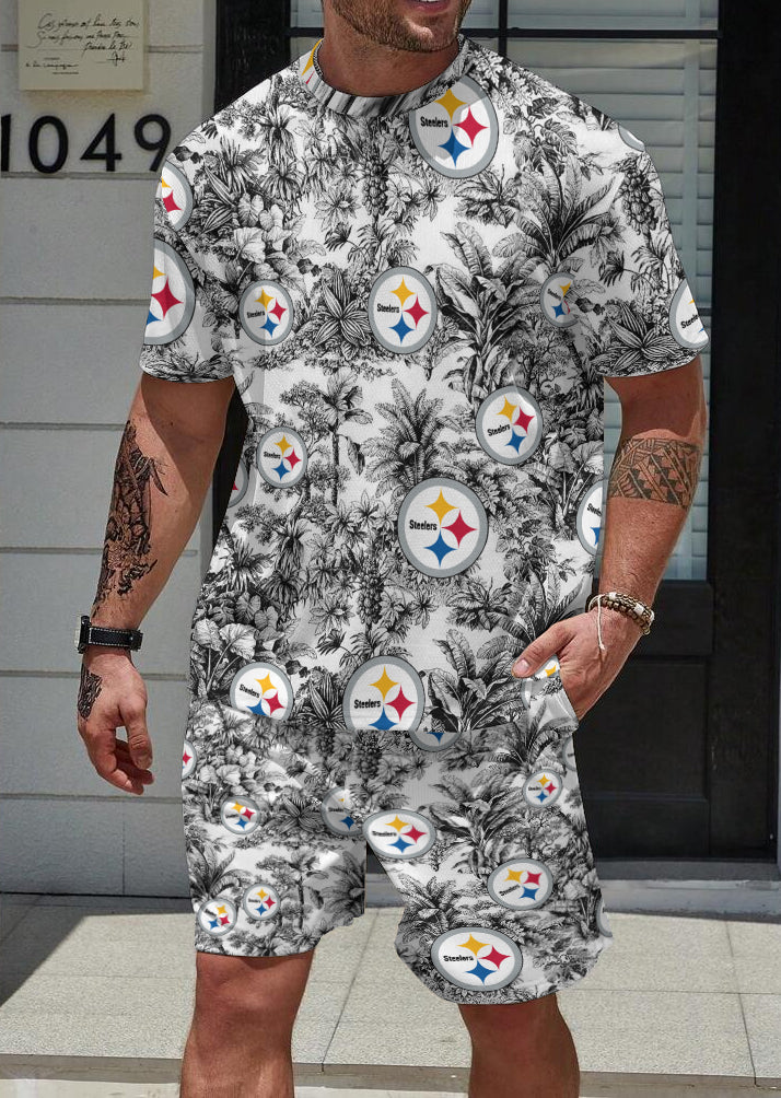 Pittsburgh Steelers Limited Edition Top And Shorts Two-Piece Suits