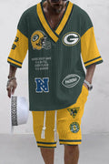 Green Bay Packers
 Limited Edition Top And Shorts Two-Piece Suits