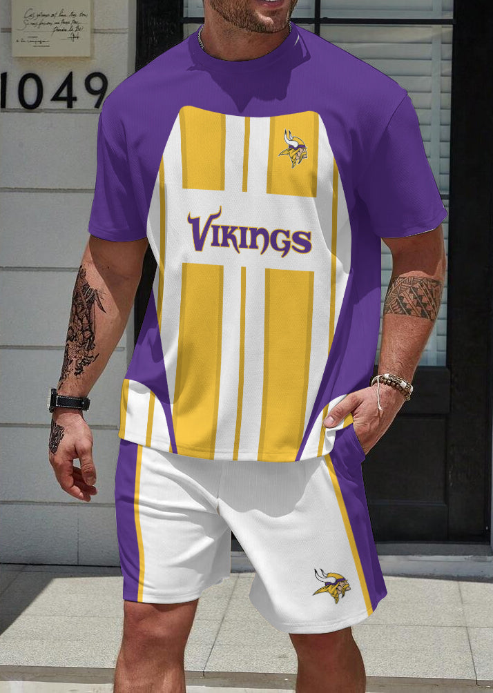 Minnesota Vikings  Limited Edition Top And Shorts Two-Piece Suits