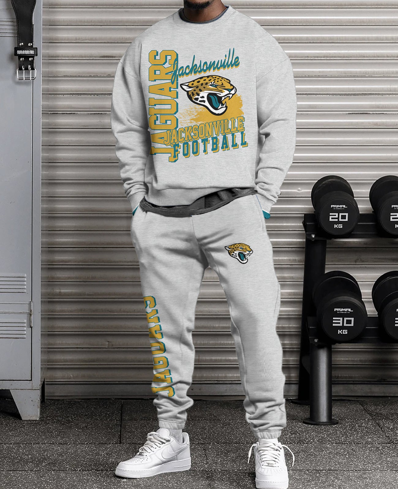 Jacksonville Jaguars   3D sweatsuit and sweatpants 2 piece outfits
