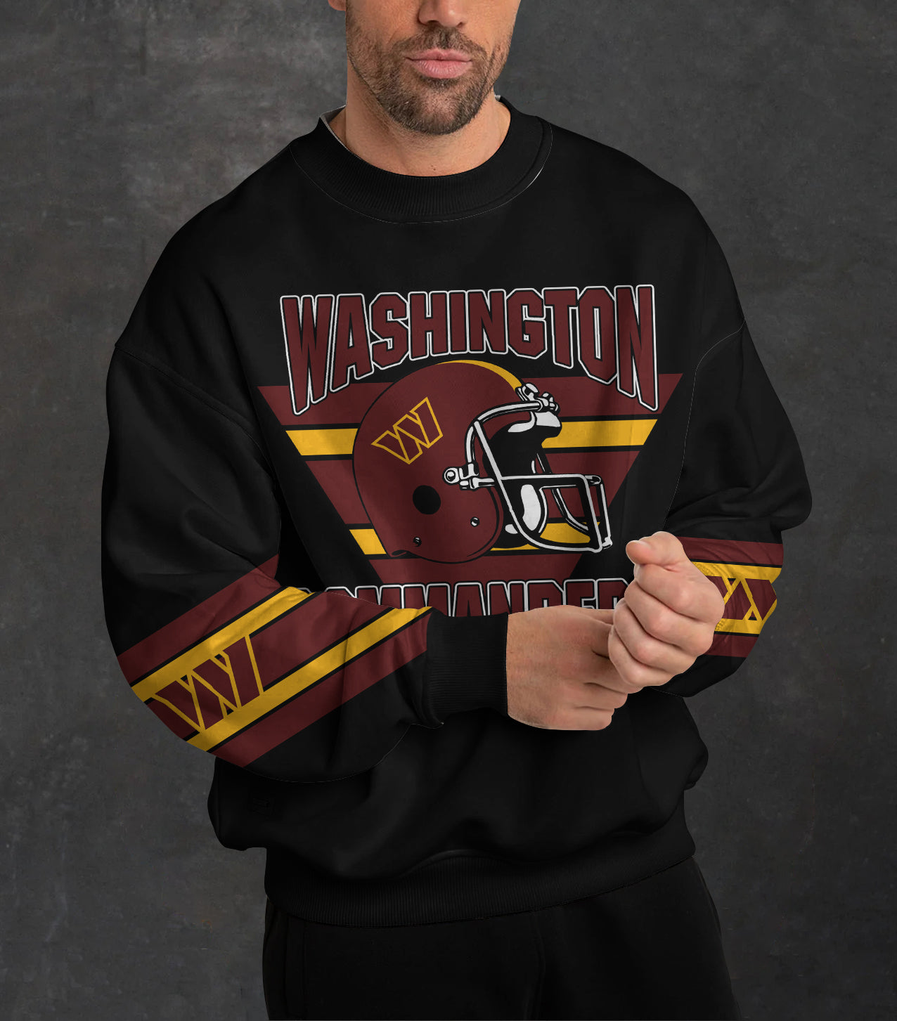 Washington Commanders 3D Limited Edition Crew Neck sweatshirt