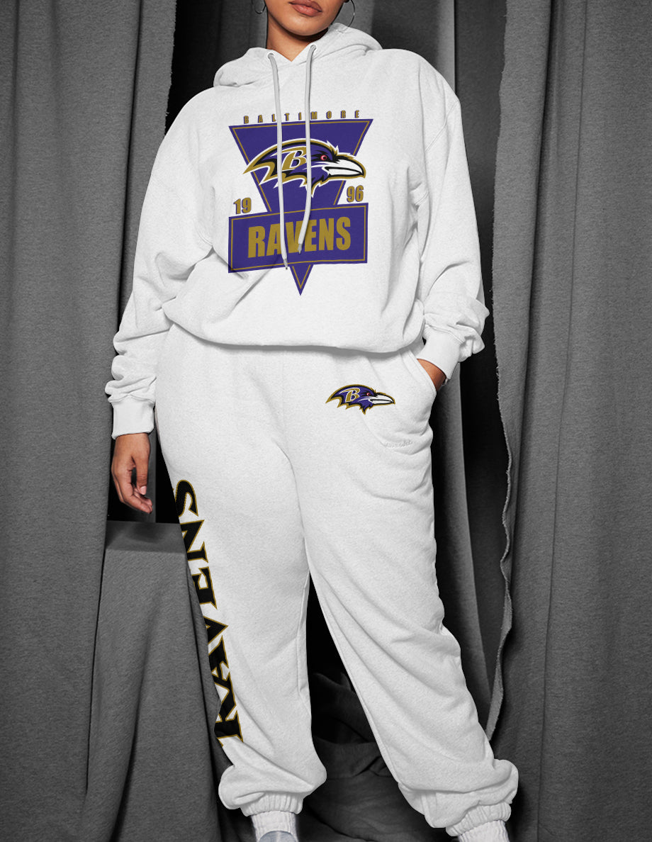 Baltimore Ravens 3D Printed Pullover Hoodie And Sweatpant 2pcs Tracksuits