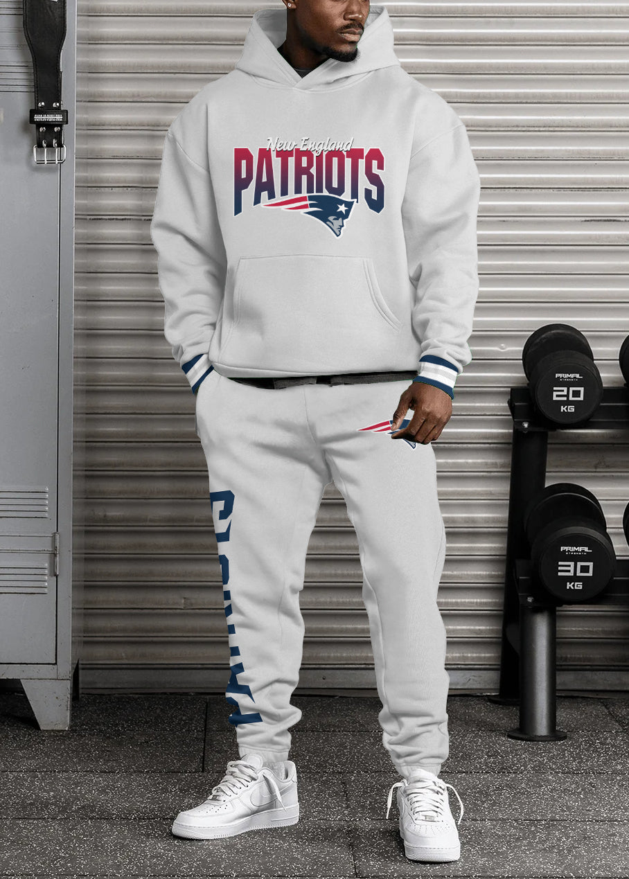 New England Patriots  3D Printed Pullover Hoodie And Sweatpant 2pcs Tracksuits
