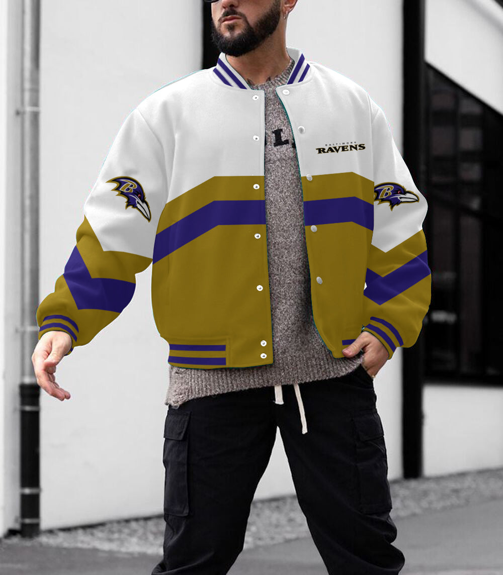 Baltimore Ravens Men's Limited Edition Full-Snap Casual Jacket