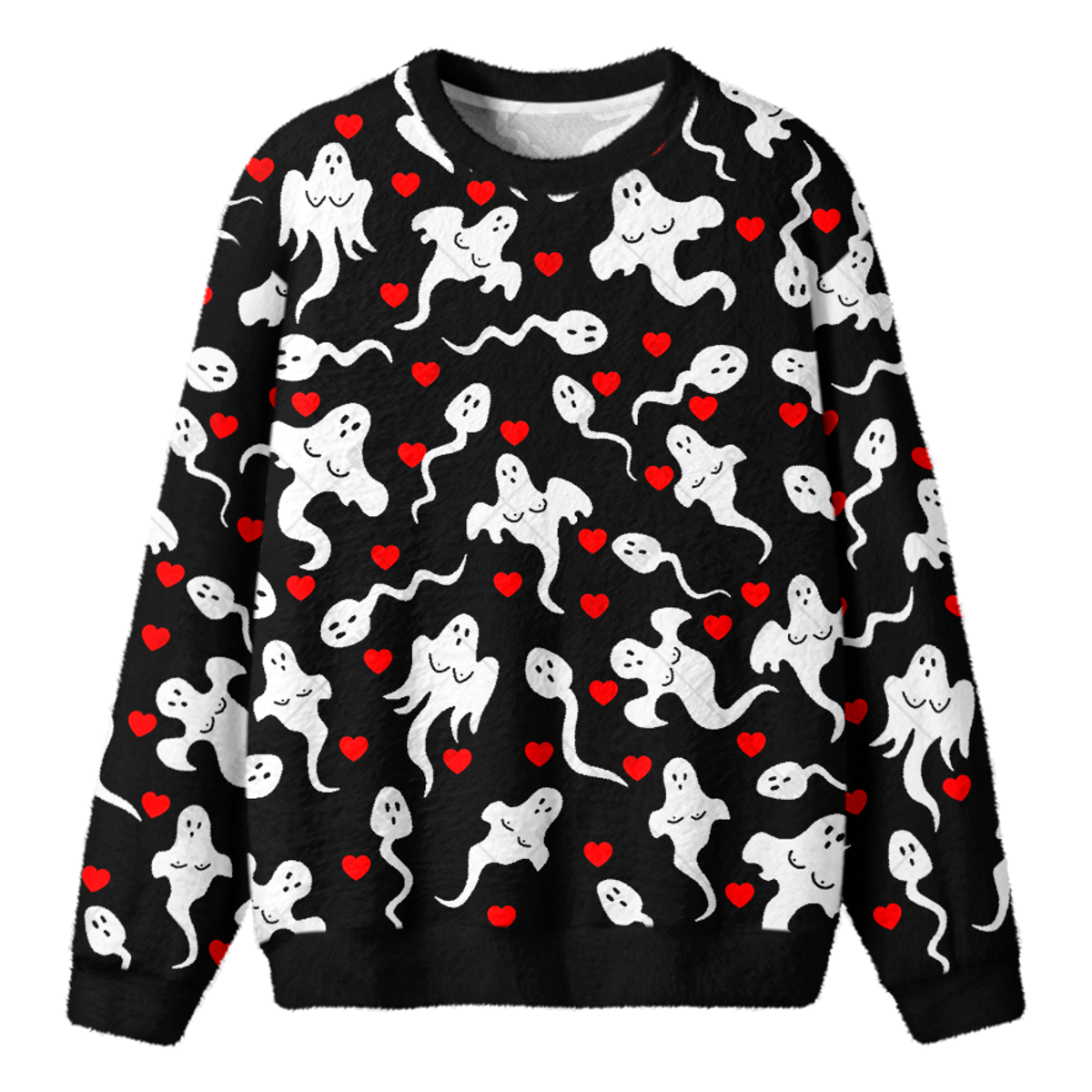 SPOOKY LOVE KNIT SWEATSHIRT — image 1