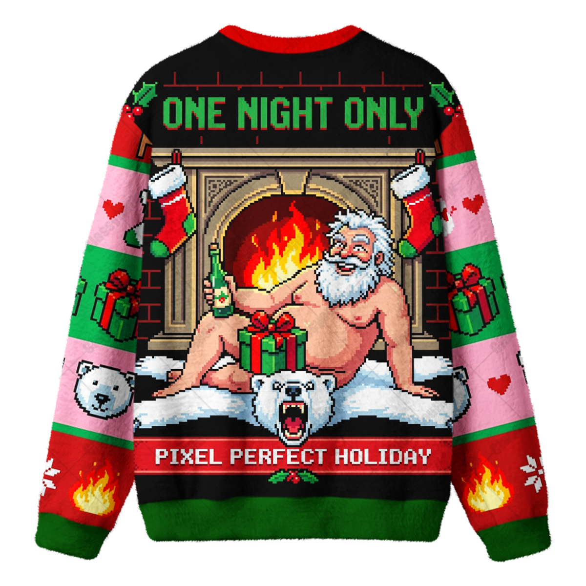 PIXEL HOLIDAY UGLY CHRISTMAS SWEATSHIRT — image 2