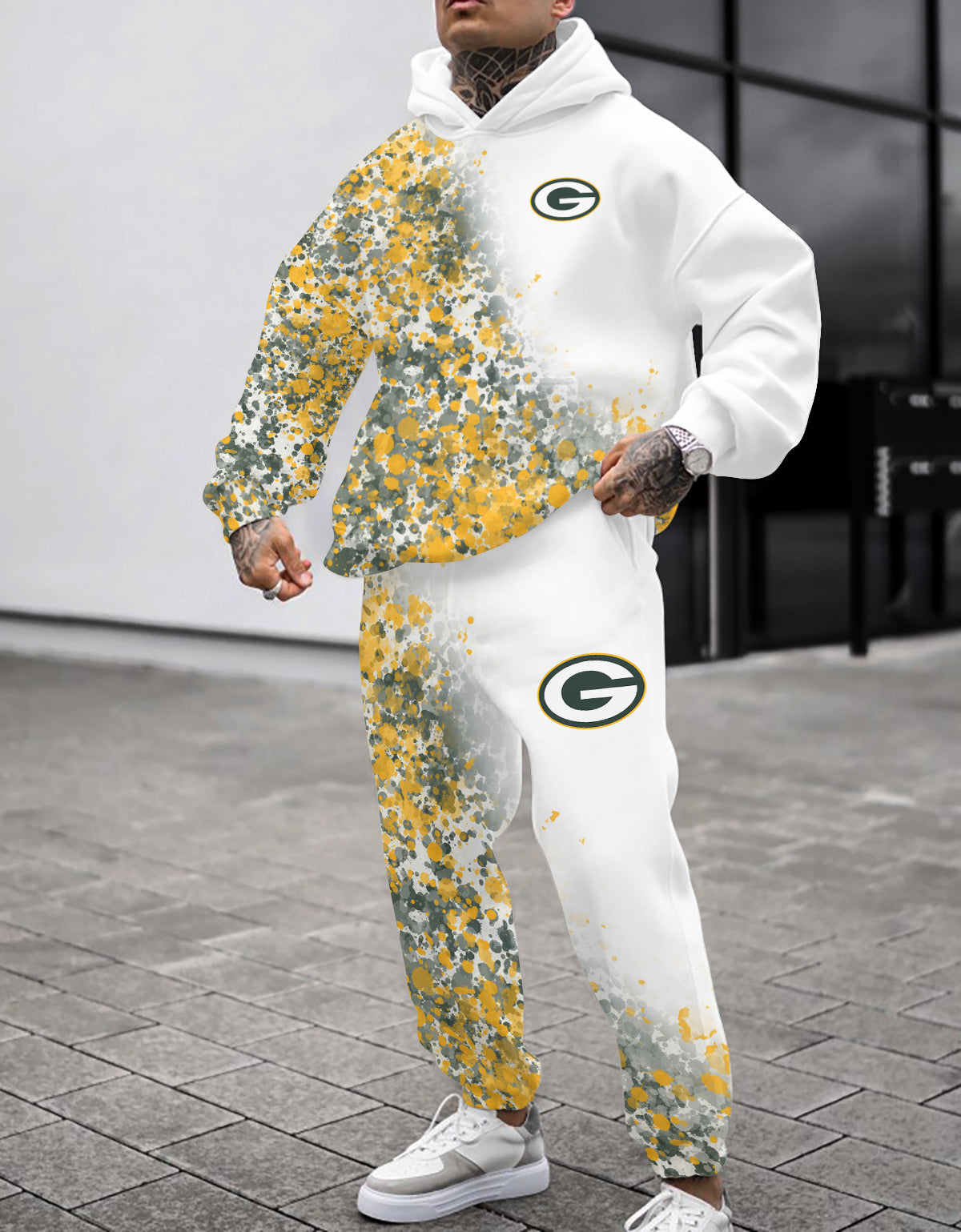 Green Bay Packers 3D Printed Pullover Hoodie And Sweatpant 2pcs Tracksuits