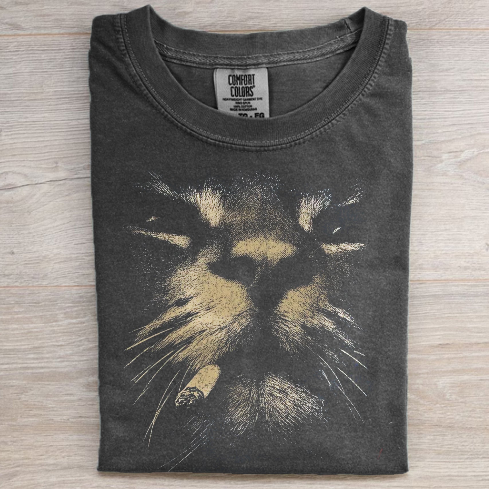 Smoking Cat T-shirt