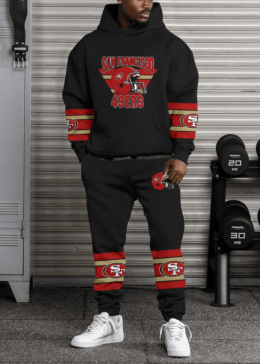 San Francisco 49ers 3D Printed Pullover Hoodie And Sweatpant 2pcs Tracksuits