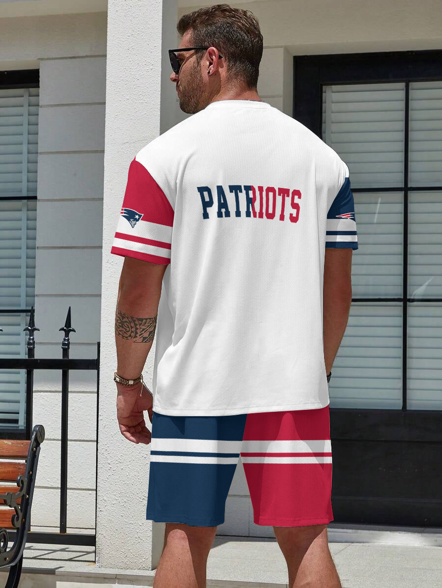 New England Patriots  Limited Edition Top And Shorts Two-Piece Suits