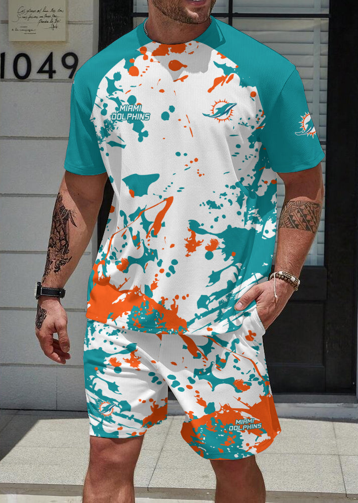 Miami Dolphins Limited Edition Top And Shorts Two-Piece Suits