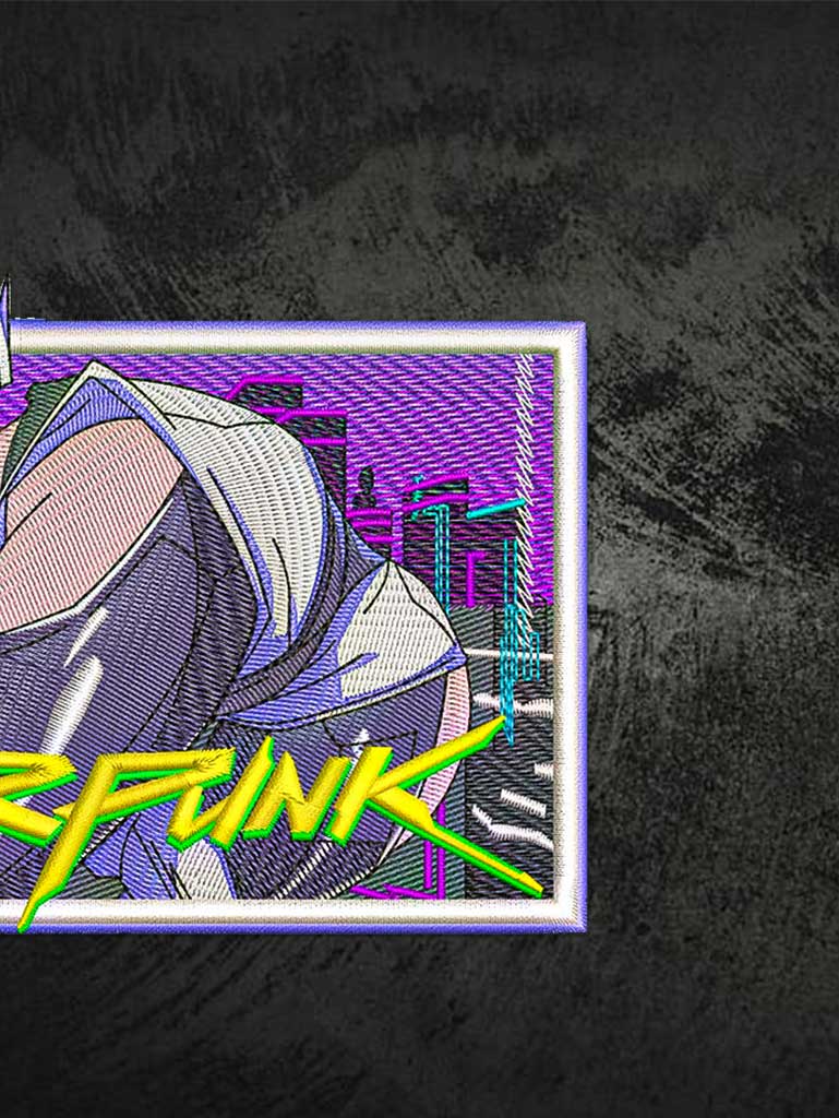 Cyberpunk Embroidery Tee