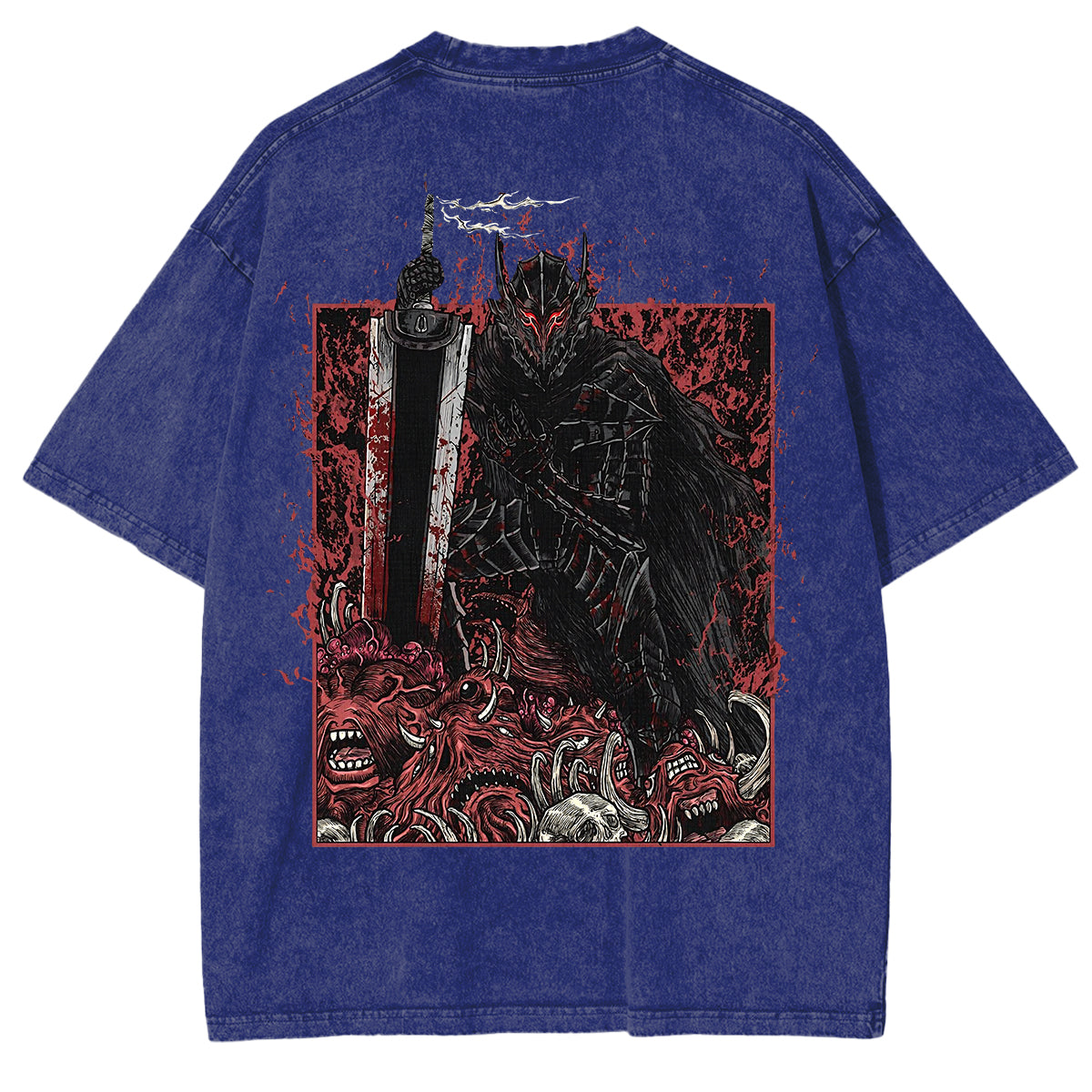 Guts Cursed Armor Grim Unisex Washed T-Shirt