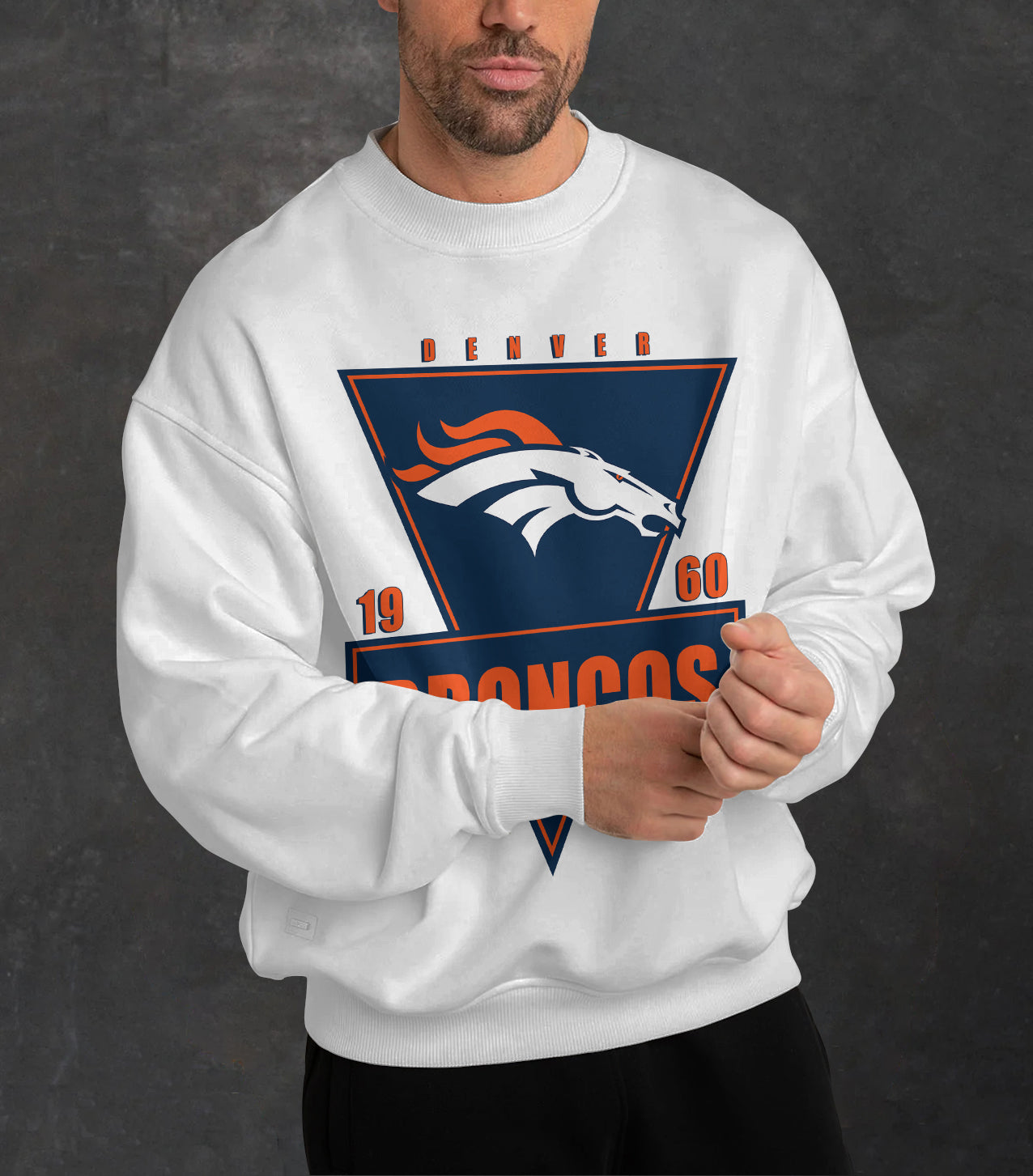 Denver Broncos 3D Limited Edition Crew Neck sweatshirt