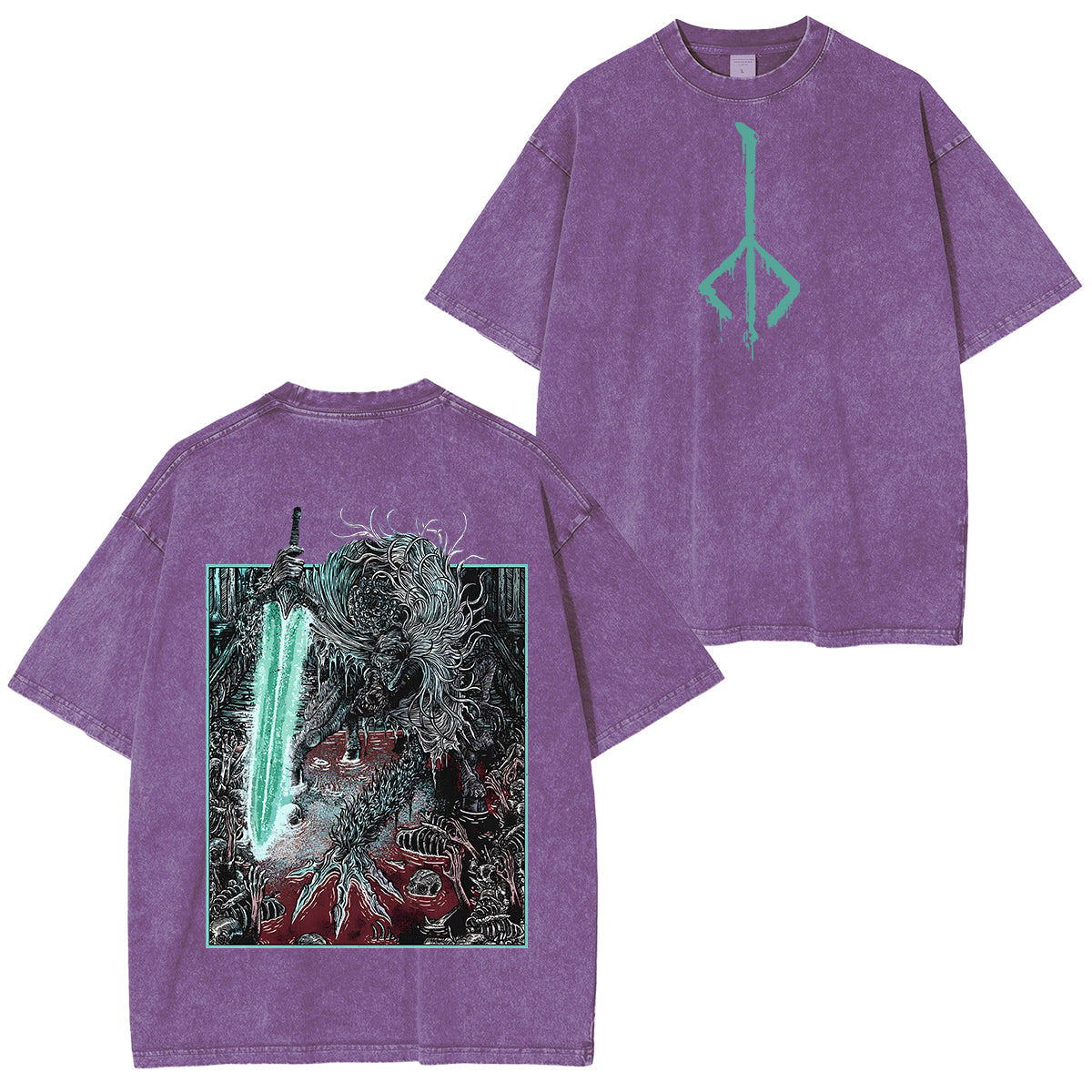 Bloodborne Ludwig The Accursed Holy Blade Grim Unisex Washed T-Shirt