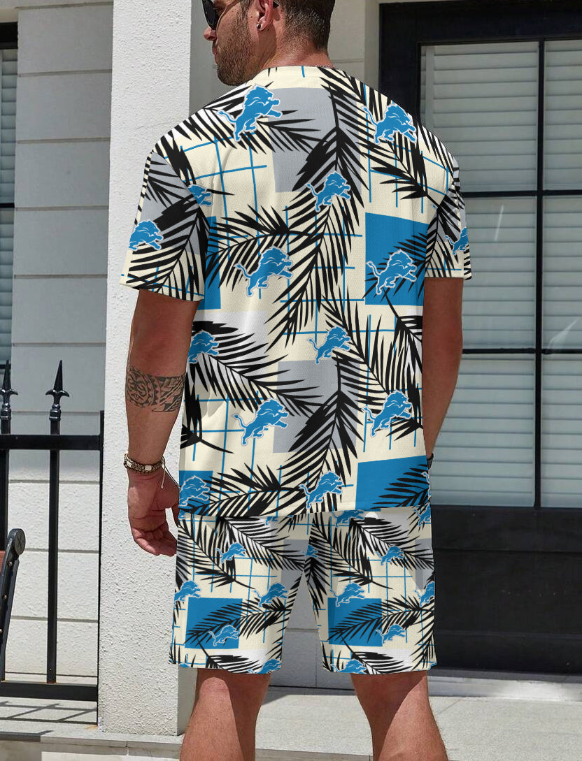 Detroit Lions Limited Edition Top And Shorts Two-Piece Suits