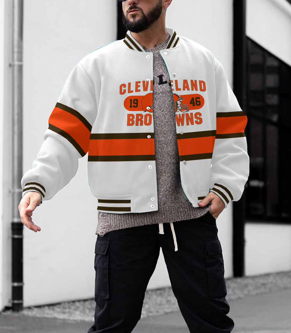 Cleveland Browns  Men's Limited Edition Full-Snap Casual Jacket