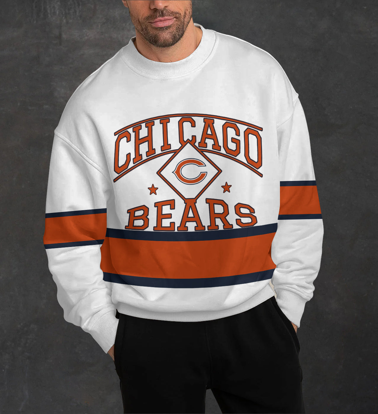 Chicago Bears 3D Limited Edition Crew Neck sweatshirt