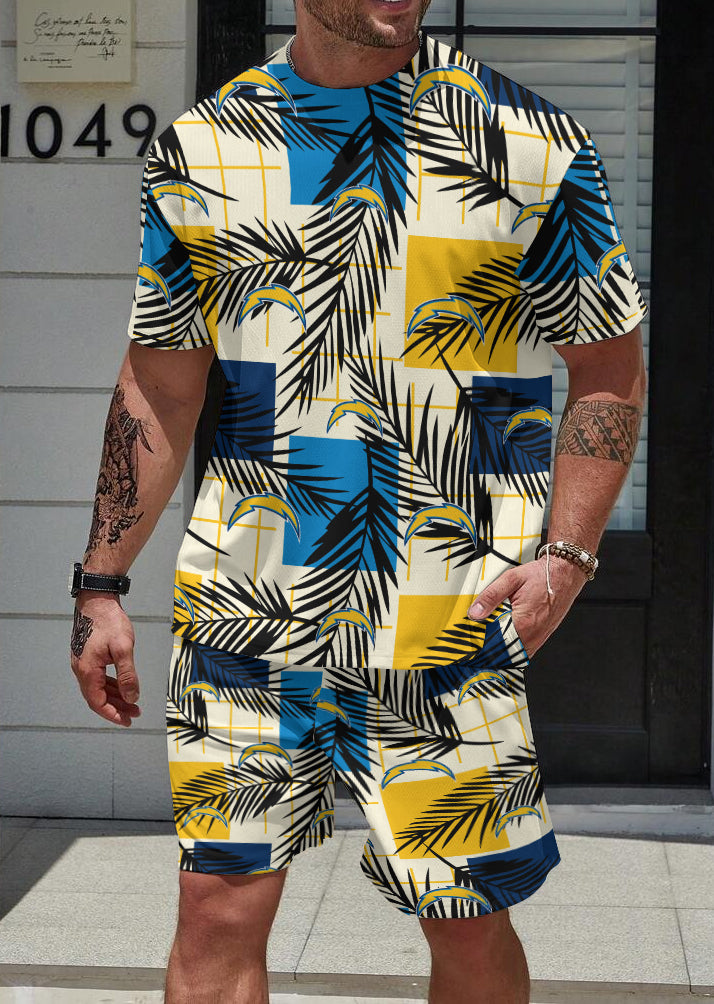 Los Angeles Chargers Limited Edition Top And Shorts Two-Piece Suits
