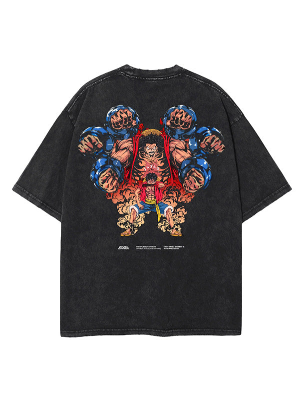 Gear 4 Luffy 2-Sided Vintage Tee