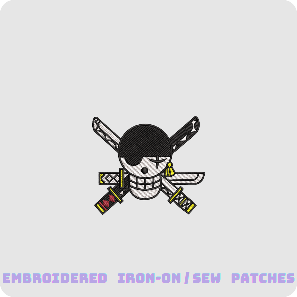 Zoro One Piece Embroidered patches