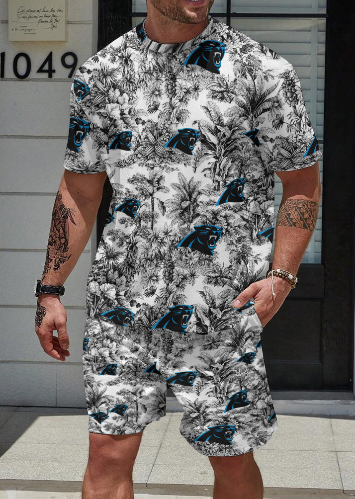 Carolina Panthers Limited Edition Top And Shorts Two-Piece Suits