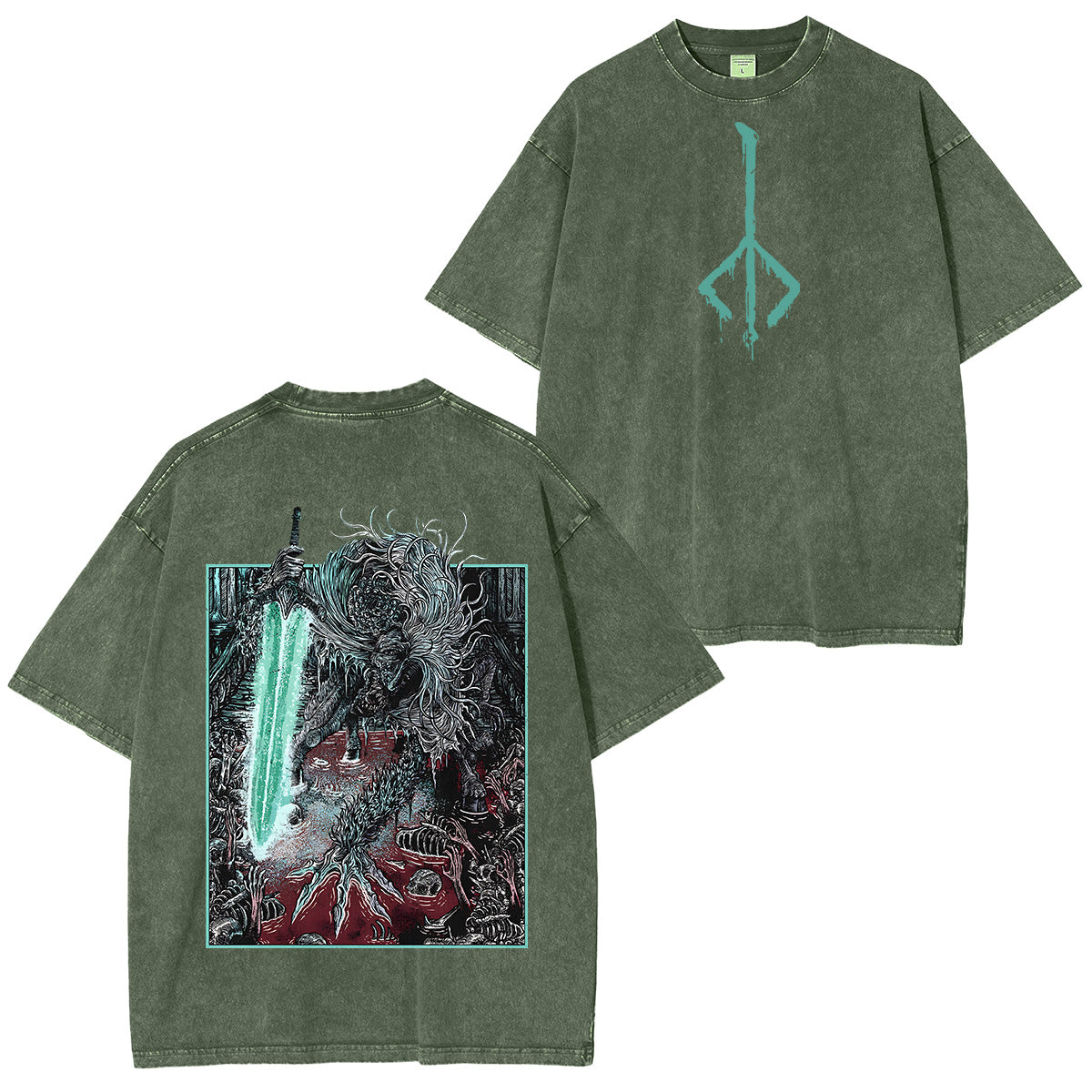 Bloodborne Ludwig The Accursed Holy Blade Grim Unisex Washed T-Shirt