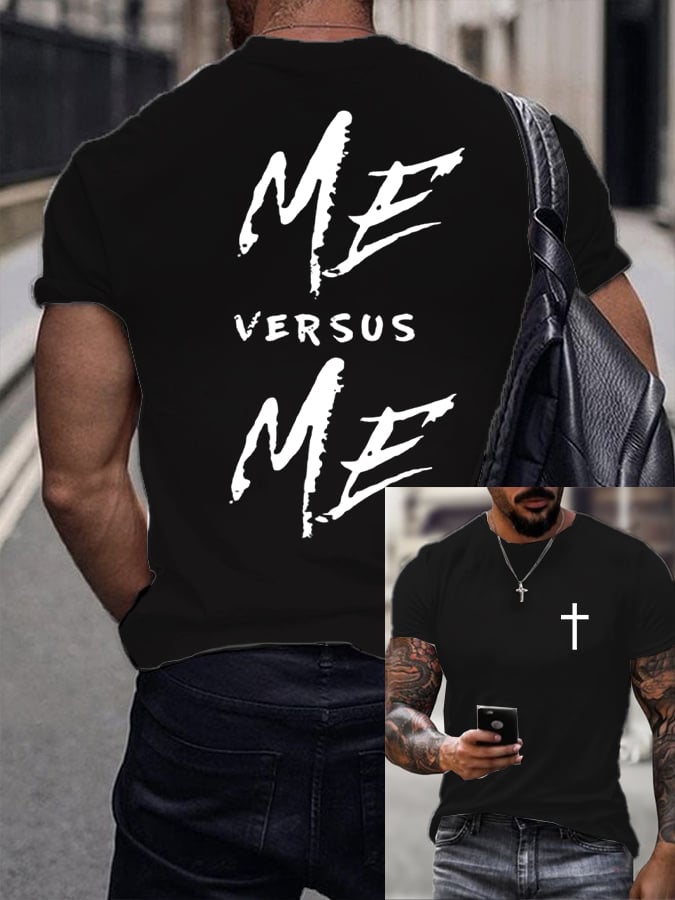 Men's Gym Faith Printed Shirt