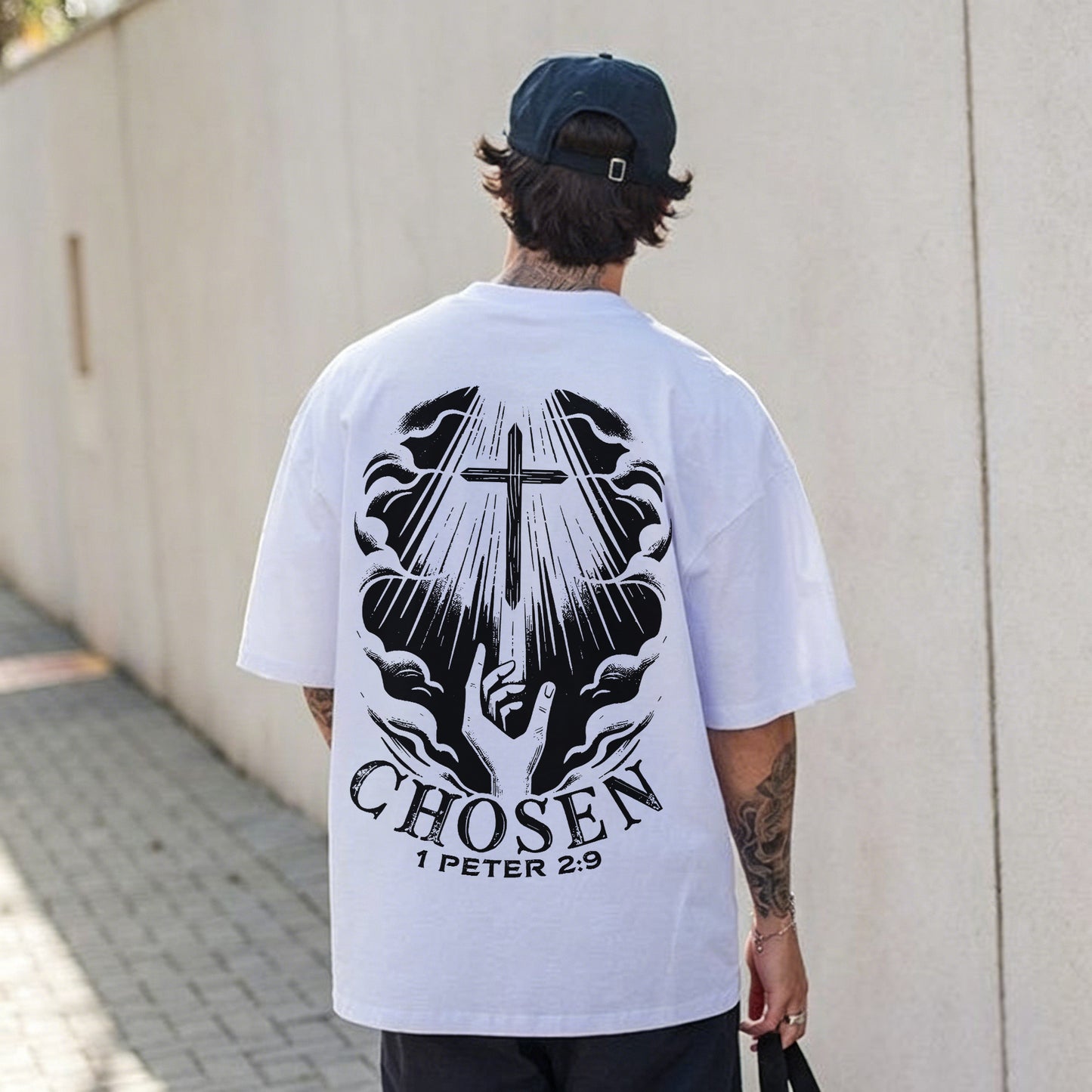 Chosen 1 Peter 2:9 Printed Men's T-shirt