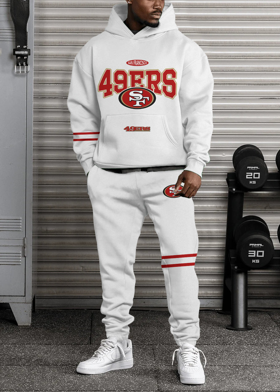 San Francisco 49ers 3D Printed Pullover Hoodie And Sweatpant 2pcs Tracksuits