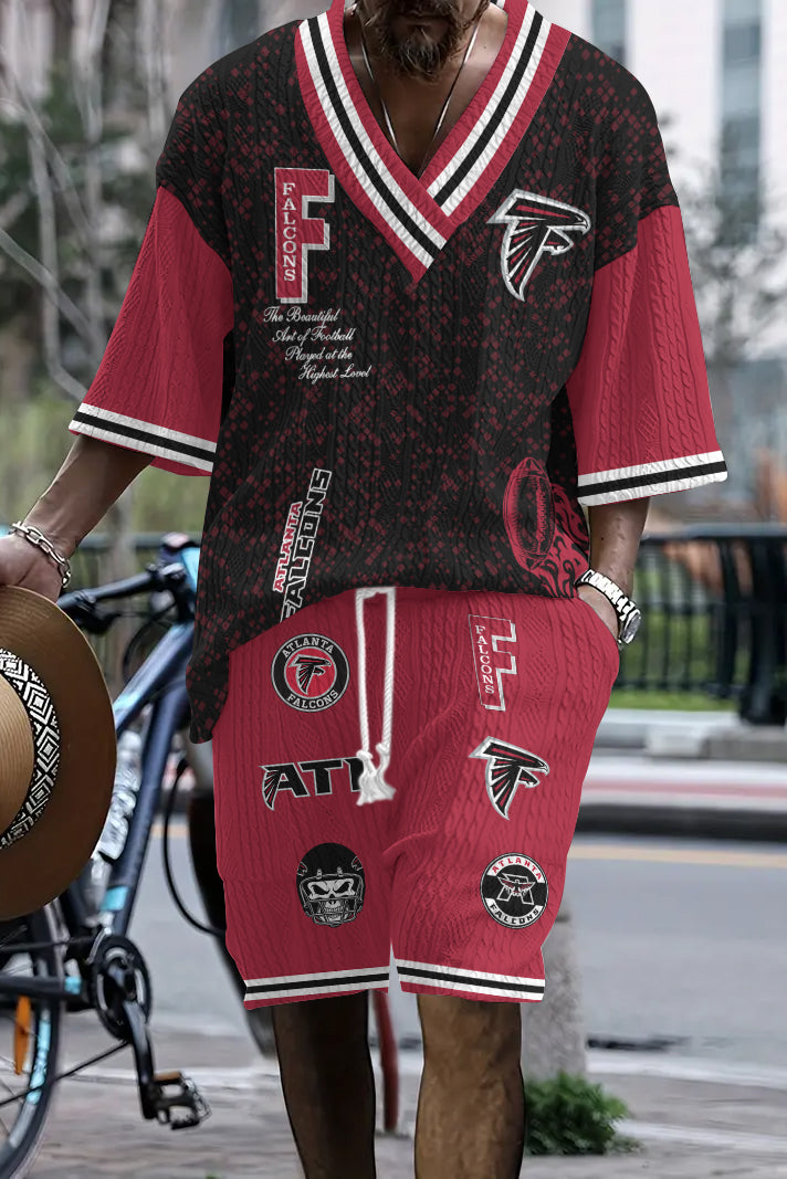 Atlanta Falcons Limited Edition Top And Shorts Two-Piece Suits
