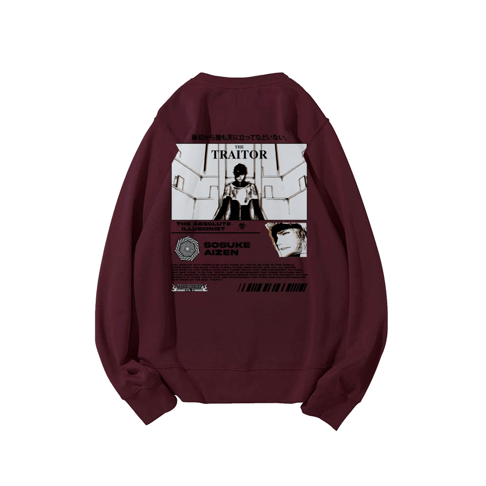 Sosuke Aizen Bleach | White Sweatshirt TYBW