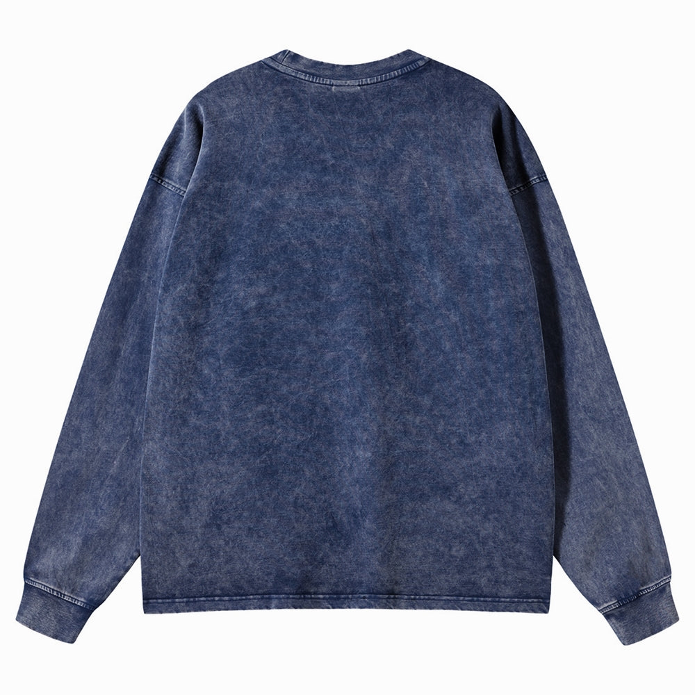 Unisex Crewneck Washed Sweatshirt Jujutsu Kaisen