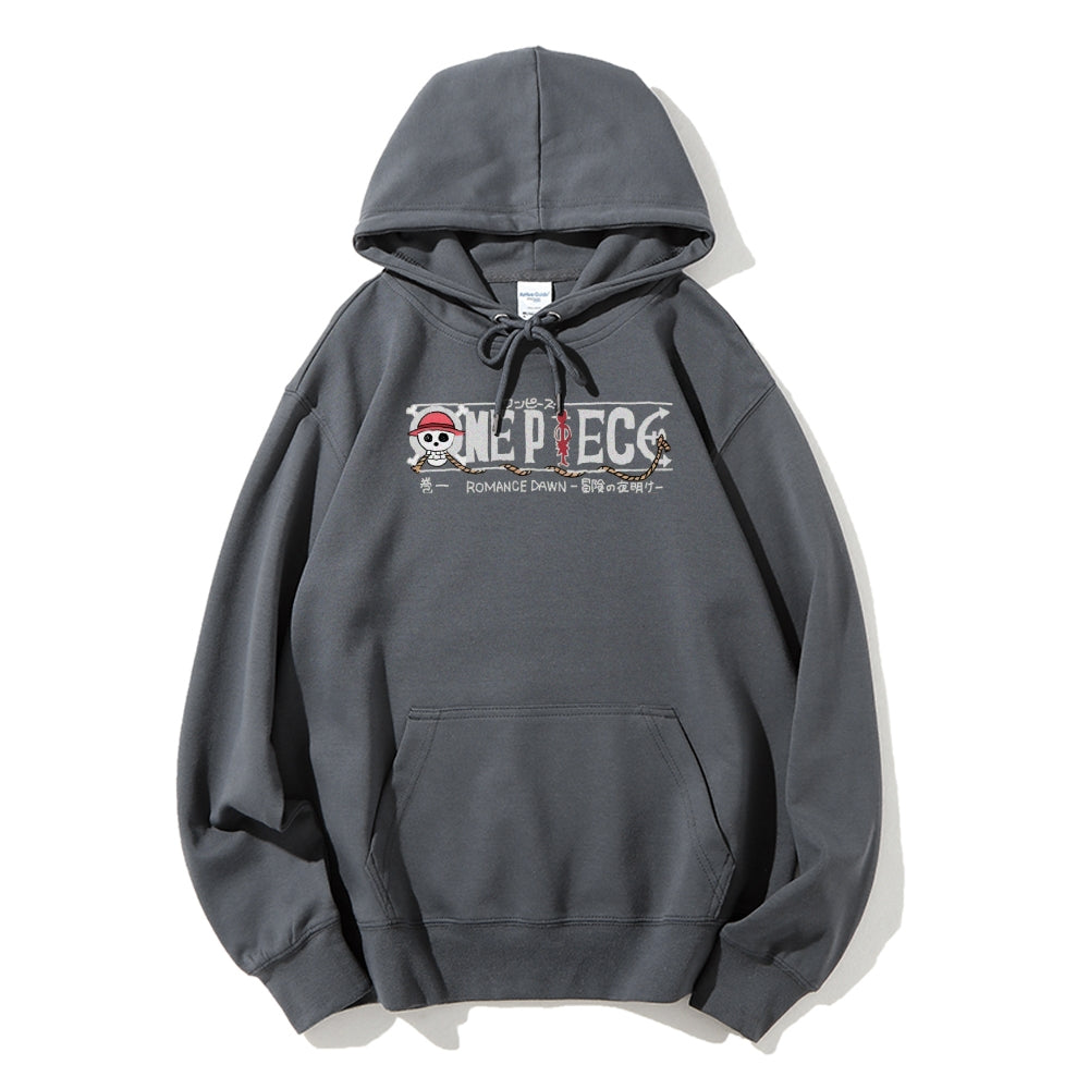 Unisex pure cotton hoodid sweatshirt Luffy