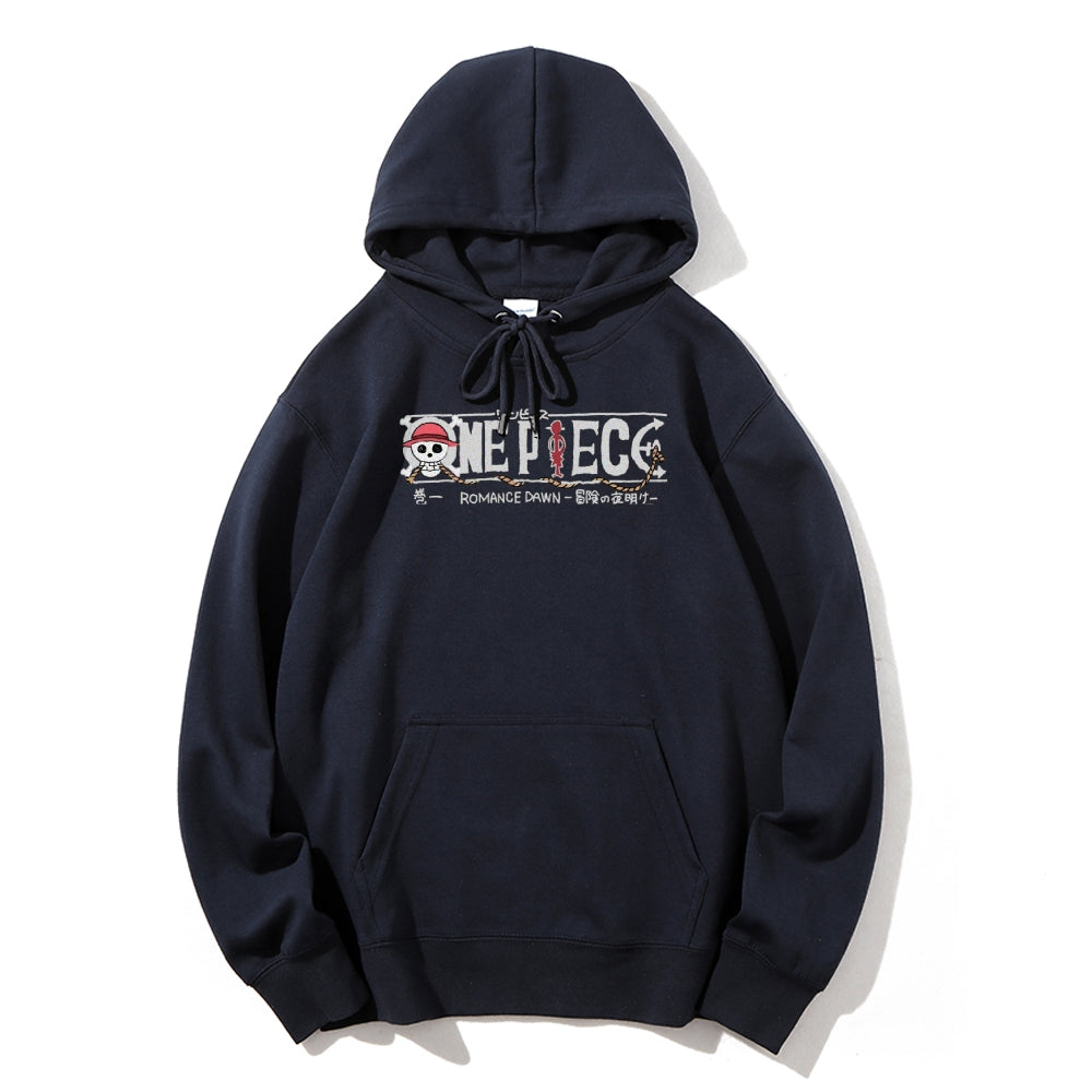 Unisex pure cotton hoodid sweatshirt Luffy