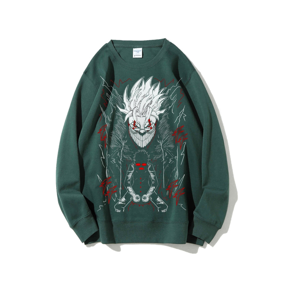 Casual Crewneck Sweatshirt|Anime Dandadan
