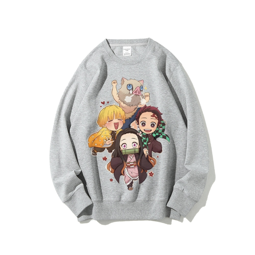 Casual Crewneck Sweatshirt|Demon Slayer