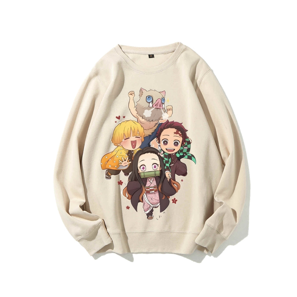 Casual Crewneck Sweatshirt|Demon Slayer