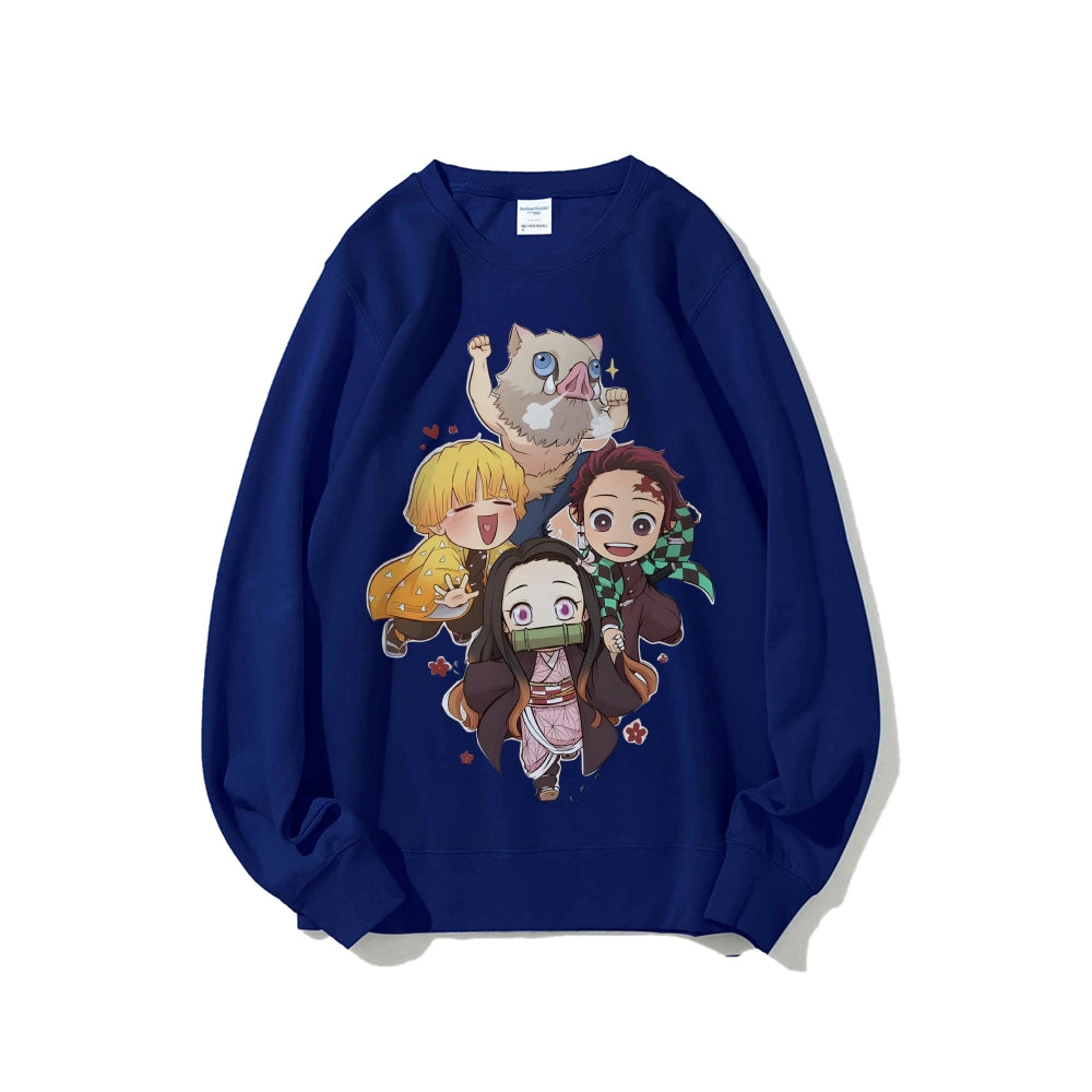Casual Crewneck Sweatshirt|Demon Slayer