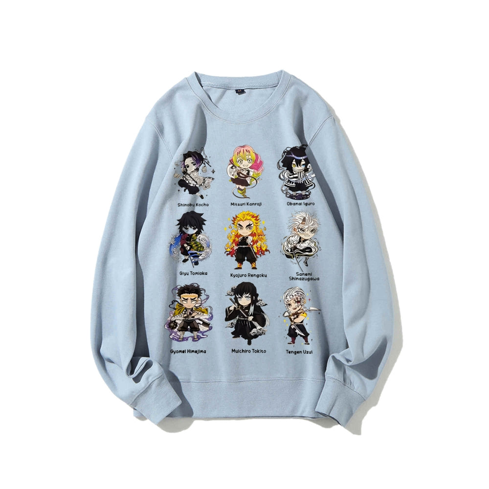 Casual Crewneck Sweatshirt|Demon Slayer